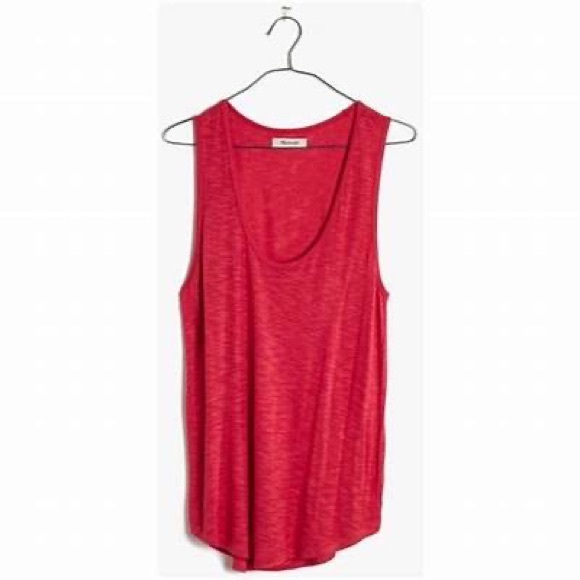 NWT MADEWELL Anthem' Scoop Neck Tank - Picture 2 of 3
